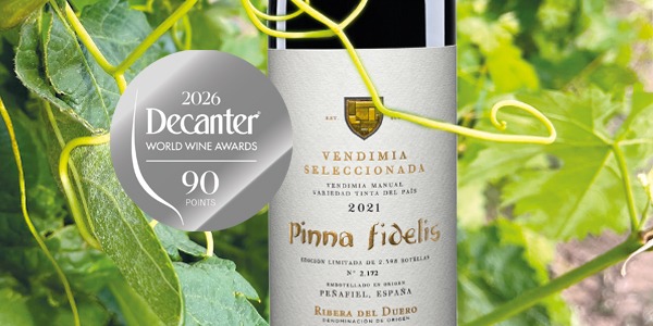 Pinna Fidelis Vendimia Seleccionada 2021, Medalla de Plata en los Decanter World Wine Awards