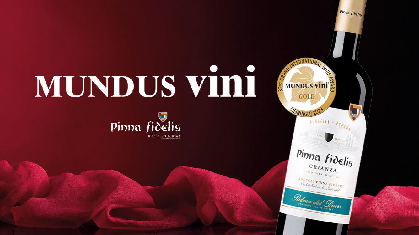 Medalla de oro en los premios Mundus Vini 2023 para Pinna Fidelis Crianza 2019